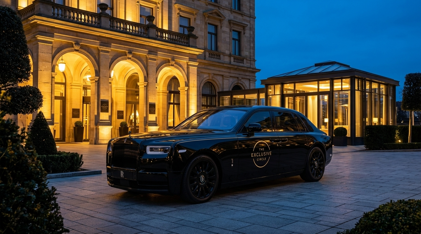 The Exclusive Circle Rolls-Royce Phantom VIII with Gold Livery